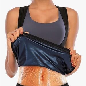 Blue Sauna Sweat Vest
